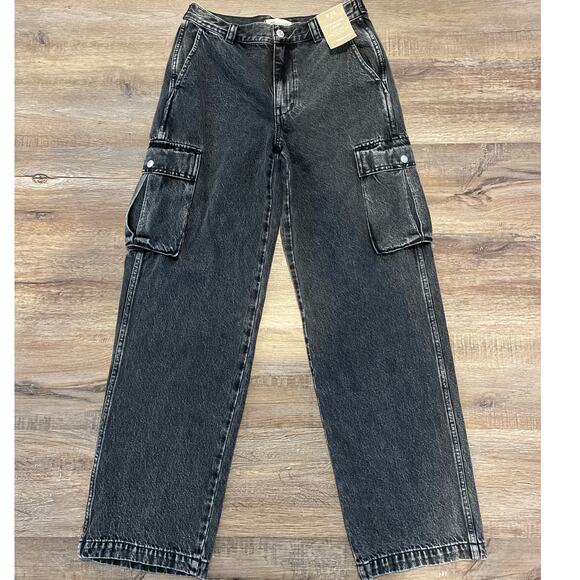 Madewell Low-Slung Cargo Ranney Wash Jeans Size 25 NWT - Picture 7 of 15